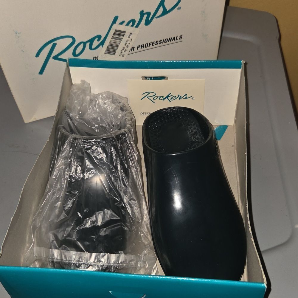 NWT Rockers Navy Blue Professional Clogs